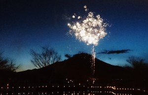 アイスキャンドルフェスティバル花火①